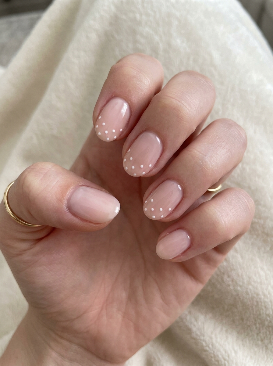 Mini Polka Dot Nails – gepflegte Nagelidee 2026